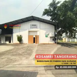 Bangunan Ex Pabrik dan Gudang Dadap Kosambi [For Sale]