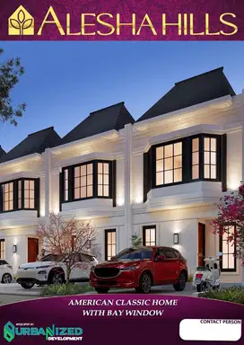 RUMAH 2 LANTAI AMERIKA CLASSIC  DEKAT PONDOK CABE