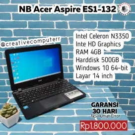 Netbook Acer ES1-132, ringan cocok dibawa bawa