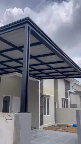 PEMASANGAN CANOPY ALDERON MINIMALIS