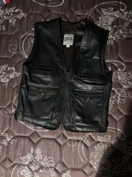 Rompi Kulit / Vest Leather Original (Asli)