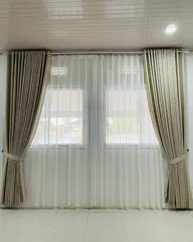 Jual Gorden Jendela Minimalis Tirai Gordyn Blackout Hordeng Custom