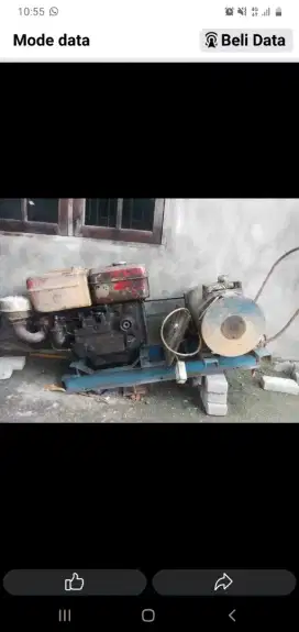 Genset 16 PK Dinamo listrik 1 phase 6 KWH