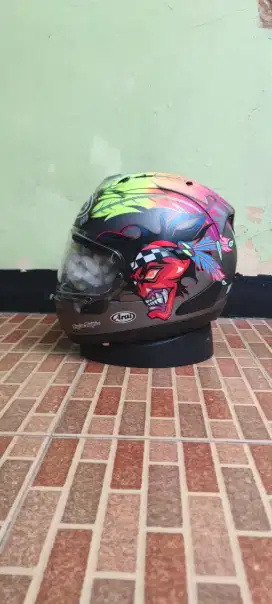 Helm arai rx-7x russell grey frost