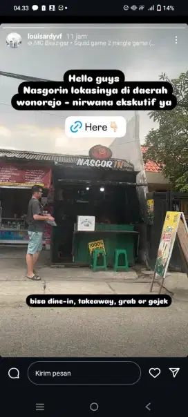 Lowongan jaga stand nasgorin