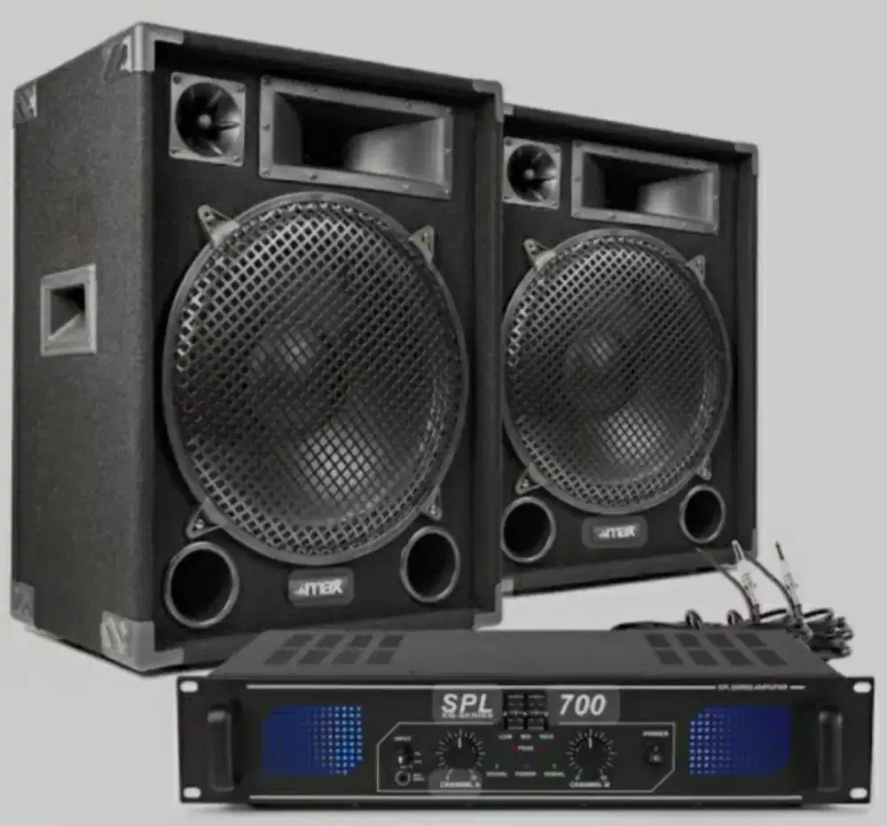 Modifikasi dan perbaikan speaker dan power amplifier
