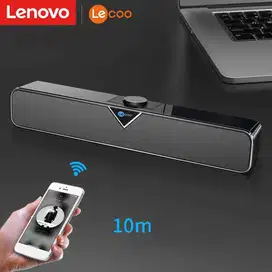 Lenovo Lecoo Soundbar Active Speaker Dynamic Sound 6W Versi Bluetooth