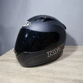 Helm KYT Full Face R10 Solid Hitam Doff (SIZE M)