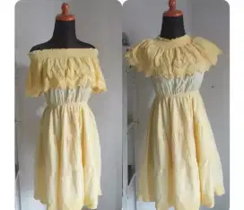 Mididress Sabrina katun lembut