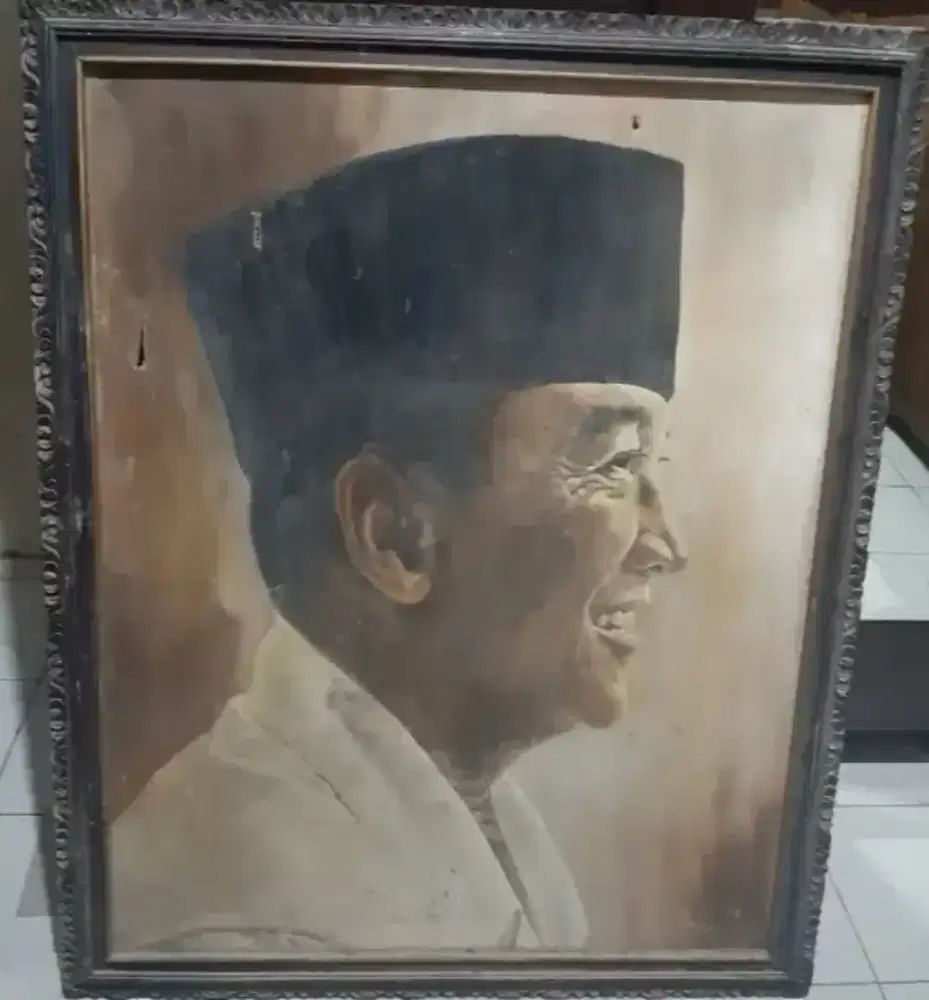 Lukisan Canvas Presiden Pertama RI - Ir. Soekarno