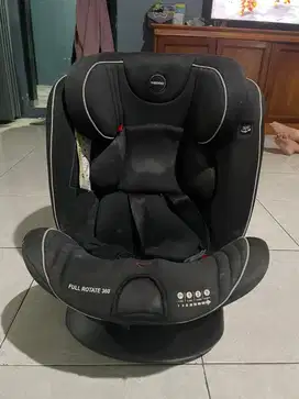 Car seat baby does full rotate