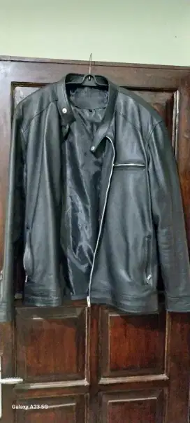 Jaket motor kulit domba asli