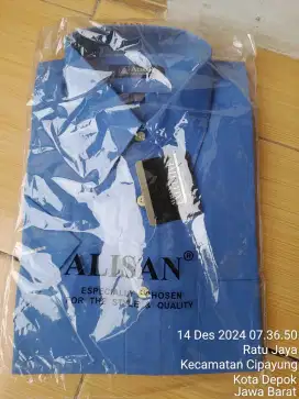 Kemeja polos merk Alisan