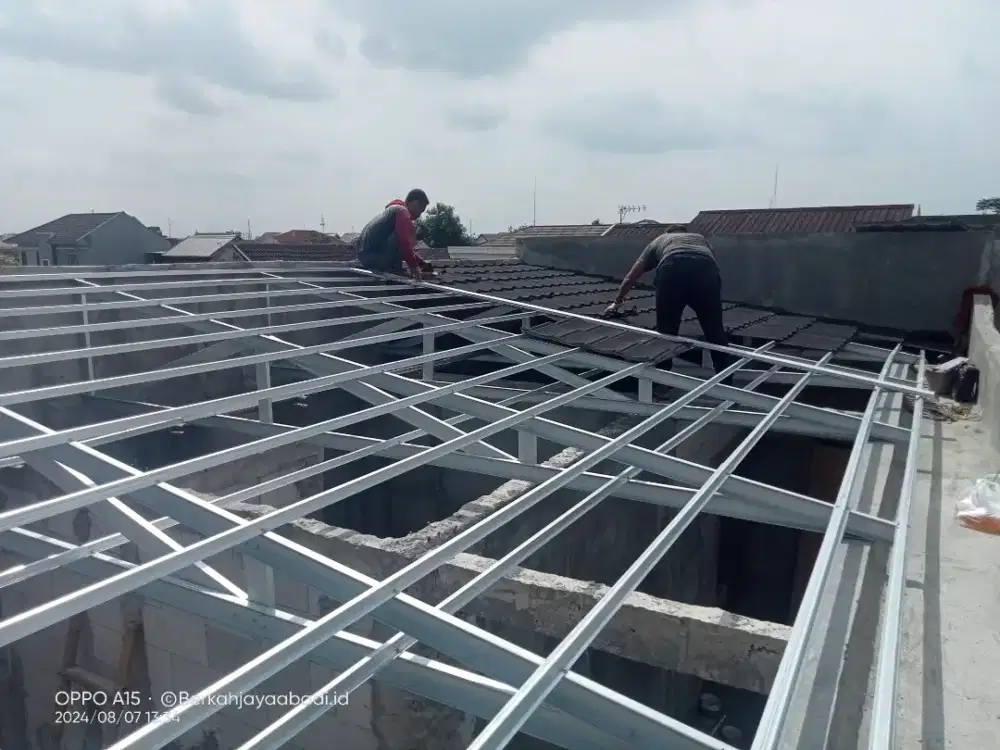 Atap Rumah Kokoh Terpasang