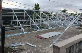 Atap Baja Ringan Terpasang