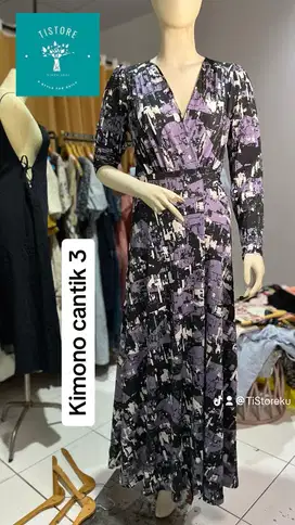 Dress Kimono Kondangan/Pesta Violet