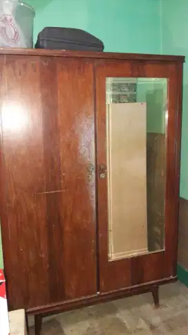 Jual lemari pakaian jati 2 pintu