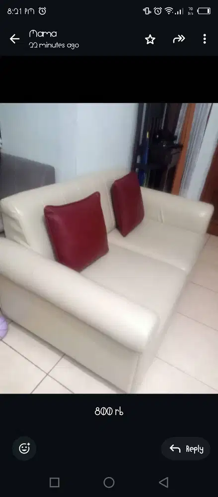 Kursi Tamu 2 tempat duduk