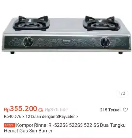 jual rugi kompor rinnai