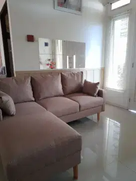 SOFA MINIMALIS COKELAT