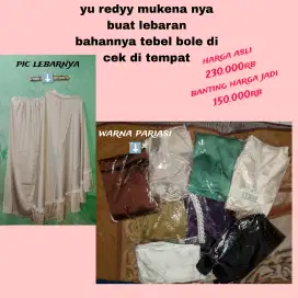 Mukena nya kakak bole di tanya 'dulu