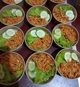 Nasi box Rp 15000