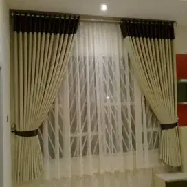 Dijual Gorden Jendela Minimalis Tirai Gordyn Blackout Hordeng Custom