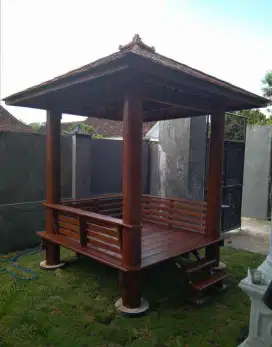 gazebo minimalis atap sirap