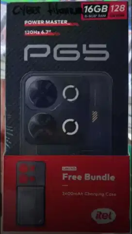 Itel P65 8GB+128GB FREE Bundle Charging Case NEW Garansi Resmi