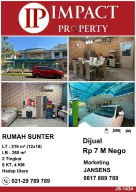 DIJUAL RUMAH SUNTER