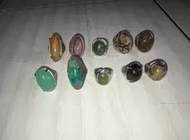 cincin batu akik bekas