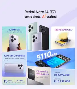 Redmi note 14 tersedia di Erafone sipin Jambi