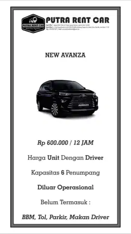 Rental Mobil + Driver