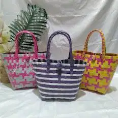 Tas Anyaman Plastik, Bingkisan Souvenir  Model Ajisay