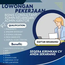 LOWONGAN KERJA TERBARU