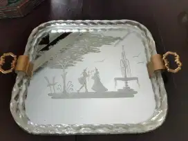Tray crystal kaca model cantik