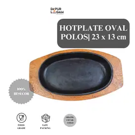 HOTPLATE OVAL POLOS KECIL