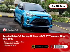 [ KM 19RB ] Toyota Raize 1.0 Turbo GR Sport CVT TSS AT BIRU 2022/2023