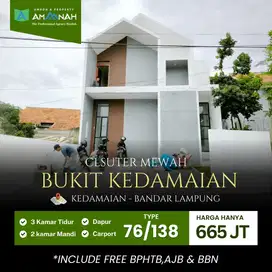 RUMAH 2 LANTAI MURAH KEDAMAIAN BANDAR LAMPUNG