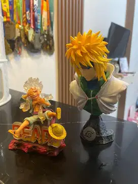 Action Figure Minato dan Luffy