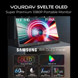 Yourday Svelte OLED 13.3 Inch Portable Monitor 1080P Type C HDMI F13NA