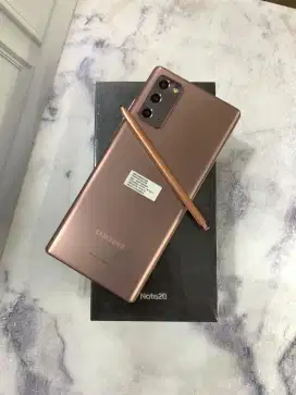 Samsung note 20 8/256 Gold sein lengkap
