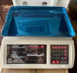 Timbangan digital henher 30kg 2 display