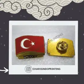 Pin / nama dada / logo tembaga kuningan