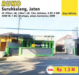 Ruko Bagus Strategis Cocok Untuk Kantor Toko Dan Kuliner Lokasi Jaten