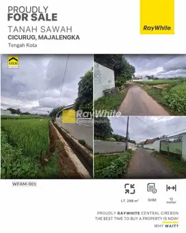 Dijual Tanah Sawah di Cicurug, Majalengka