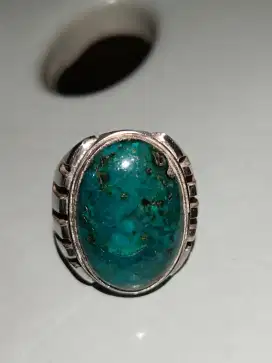 Cincin Batu bacan rasa pirus