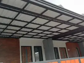 Kanopi atap alderon singgle layer lengkap list profil talang air