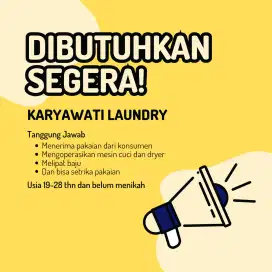 Lowongan kerja laundry