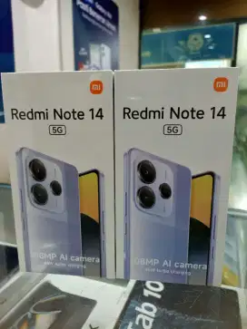 Xiaomi redmi note 14 5G 8/256 12/512 garansi resmi (no repack)